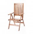 Dřevěné židle a lehátka
