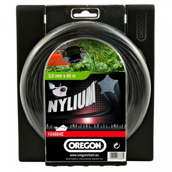 Žací struna NYLIUM STARLINE černé, hvězda 2,4mm x 90m 104883E - Kliknutím na obrázek zavřete