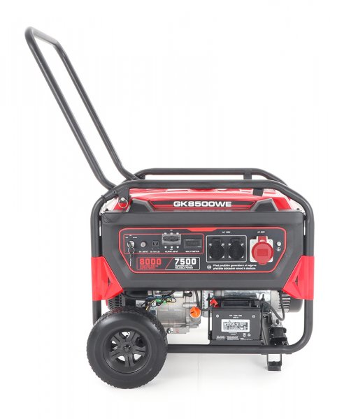 Elektrocentrála VeGA GK8500WEP s rámem + kola - elektrické startování - Kliknutím na obrázek zavřete