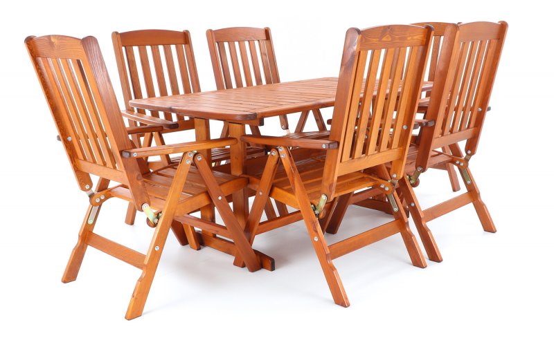 Stolová sestava VeGA OSCAR DE LUXE set 6 - Kliknutím na obrázek zavřete