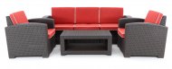 Zahradní nábytek PORTORIKO RED DeLuxe