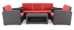 Zahradní nábytek PORTORIKO RED DeLuxe