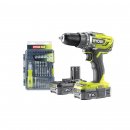 Ryobi R18DD3-220S - aku 18 V kompaktní šroubovák/vrtačka