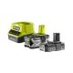 Ryobi RC18120-242 - sada 18 V lithium iontová baterie 2 + 4 Ah s nabíječkou RC18120 ONE+