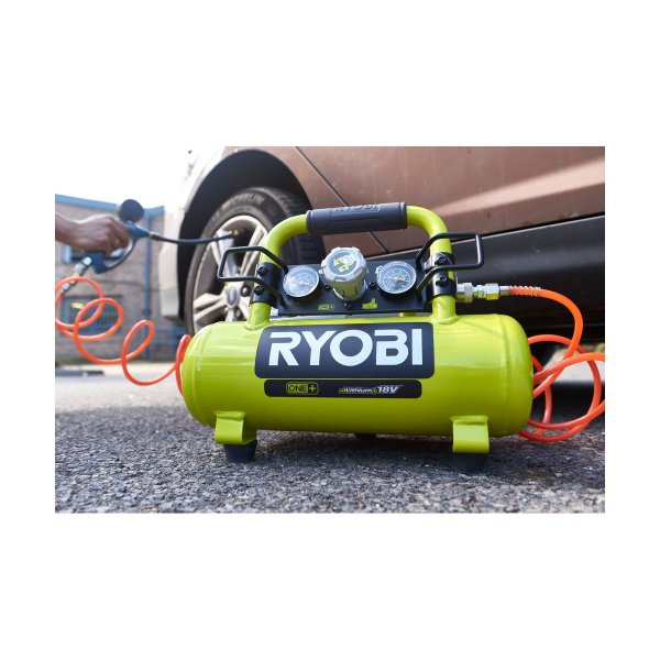 Ryobi R18AC-0 aku 18 V kompresor ONE+ (bez baterie a nabíječky) - Kliknutím na obrázek zavřete