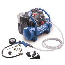 Scheppach C-ACT160/6-X - 20 V aku bezolejový kompresor 6 l