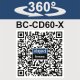 BC-CD60-X-SET S - 20 V IXES aku příklepový vrtací šroubovák + 2Ah baterie + nabíječka 2,4 A