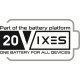 Scheppach BC-RS250-X - 20 V aku pila ocaska s bezuhlíkovým motorem