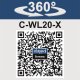 C-WL20-X - 20 V aku pracovní svítilna