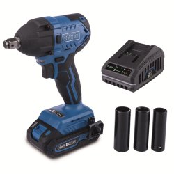 BC-IW350-X-SET S - 20 V IXES aku rázový utahovák + 2Ah baterie + nabíječka 2,4 A