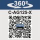 C-AG125-X-SET L - 20 V IXES aku úhlová bruska + 4Ah baterie + nabíječka 2,4 A