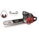 BKS 5300 S - řetězová pila s benzinovým motorem 53 cm3 + sluchátka + ochranné brýle