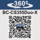 Scheppach BC-CS355DUO-X - 20 V aku řetězová pila s bezuhlíkovým motorem