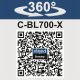 C-BL700-X-SET S - 20 V IXES aku foukač + 2Ah baterie + nabíječka 2,4 A