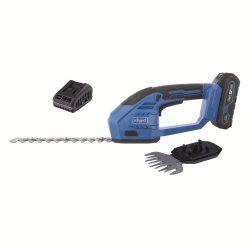 C-HTGS200-X-SET S - 20 V IXES aku nůžky na trávu a keře + 2Ah baterie + nabíječka 2,4 A