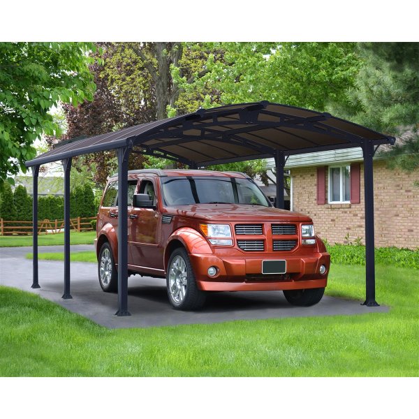 Arcadia 5000 - hliníkový (montovaný) přístřešek s obloukovou střechou - Kliknutím na obrázek zavřete