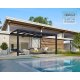 Stockholm 3,4 x 5,2 antracit - luxusní hliníková (montovaná) pergola