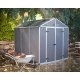 Rubicon 8' x 8' antracit - heavy duty prostorný zahradní domek