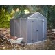 Rubicon 8' x 8' antracit - heavy duty prostorný zahradní domek