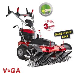 Motorový zametací kartáč VeGA S1000V-E s variabilním pojezdem a rychlostí kartáče