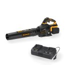 Aku foukač 2 x 20 V + 2x 4 Ah baterie + duální rychlonabíječka 4,5 ARiwall PRO RABL 3220i SET