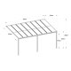 hliníková pergola ( 5 x 3 m ) Riwall PRO RMPP 16 x 10 Anthracite