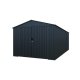 Riwall PRO RMCG 20x10 Anthracite - kovová garáž 3 x 6 m se sedlovou střechou
