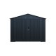 Riwall PRO RMCG 20x10 Anthracite - kovová garáž 3 x 6 m se sedlovou střechou
