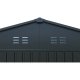 Riwall PRO RMCG 20x10 Anthracite - kovová garáž 3 x 6 m se sedlovou střechou
