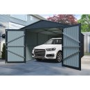 Riwall PRO RMCG 20x10 Anthracite - kovová garáž 3 x 6 m se sedlovou střechou