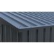 RMCG 20x13 Anthracite - kovová garáž 3,8 x 6 m se sedlovou střechou