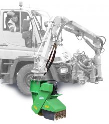 Fréza na pařezy s hydraulickým pohonem pro zavěšení na stavební stroj FZ 500 H