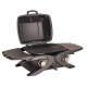 Riwall PRO RGG 20 Compact SET - přenosný plynový gril 4,2 kW se dvěma hořáky a pojízdným skládacím stolkem