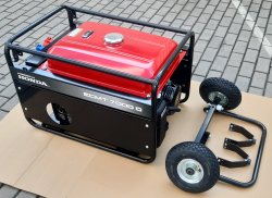Rámová profesionální elektrocentrála ECMT 7000G + podvozek
