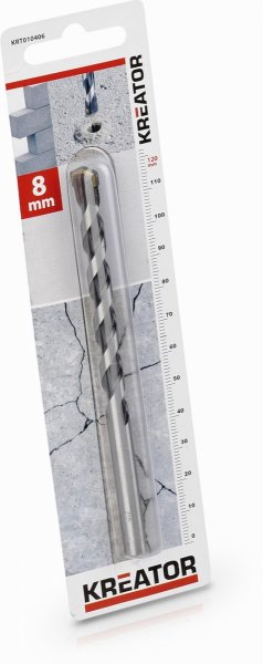 KRT010406 - Vrták do betonu 8x120 mm - Kliknutím na obrázek zavřete
