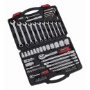 KRT500121 77-dílná gola sada 1/2" , 1/4" v kufru KRT500121 77-dílná gola sada 1/2" , 1/4" v kufru
