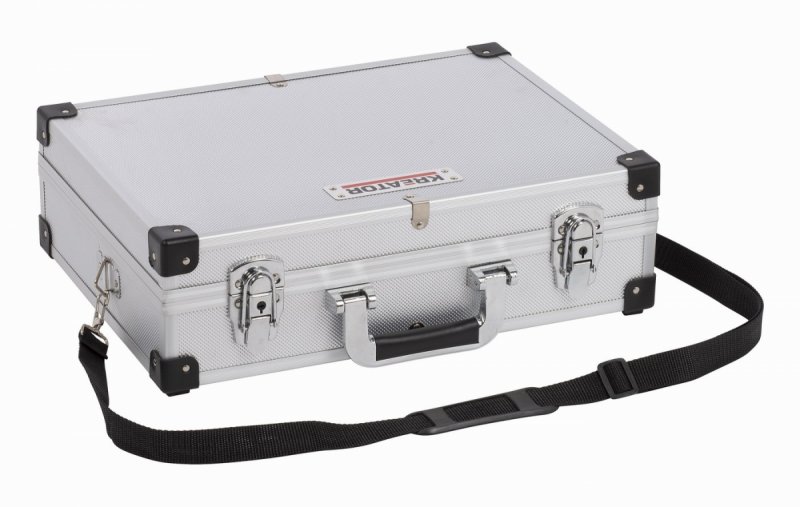 KRT640101S Hliníkový kufr 420x300x125mm stříbrný - Kliknutím na obrázek zavřete