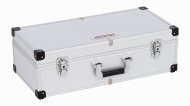 KRT640280S Hliníkový kufr na 80CD stříbrný
