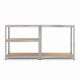 KRT674001 - Kovový regál 180 x 90 x 40cm, 5 polic, 875kg