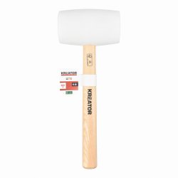 KRTH90606 - Gumová palice bílá 900g - Dřevěná násada