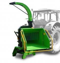 Štěpkovač za traktor na točně se závěsem Laski LS 200 T (Závěs 8t -se závěsem)