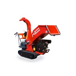 GTM GTS 1800 R - benzinový drtič dřeva s pásovým pojezdem