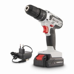 POWC1080 - Aku šroubovák / vrtačka s příklepem 20V LI-ION