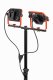 POWDP8035 - Aku LED svítilna na stativu 2x20V plus 220V 2x20W (bez AKU)
