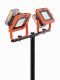 POWDP8035 - Aku LED svítilna na stativu 2x20V plus 220V 2x20W (bez AKU)