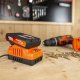 POWDP90620 - Nabíječka 20V/40V 2.0A plus Baterie 20V LI-ION 2,0Ah