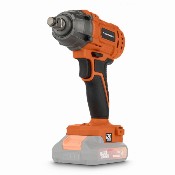 POWDPO2100 - Aku rázový utahovák 1/2" 20V 180Nm (bez AKU) - Kliknutím na obrázek zavřete