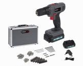 POWESET1 Aku šroubovák / vrtačka 18V LI-ION + 153ks příslušenství