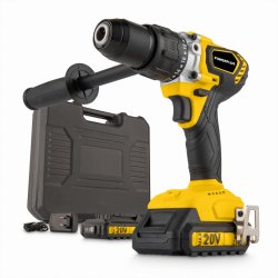 POWX00530 - Aku šroubovák / vrtačka s příklepem bezuhlíková 20V 120Nm 2BAT