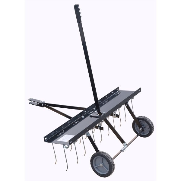 Riwall PRO RDT 102 T přívěsné hrábě na trávník 102 cm - Kliknutím na obrázek zavřete